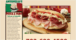 Desktop Screenshot of antonellis-pizza.com